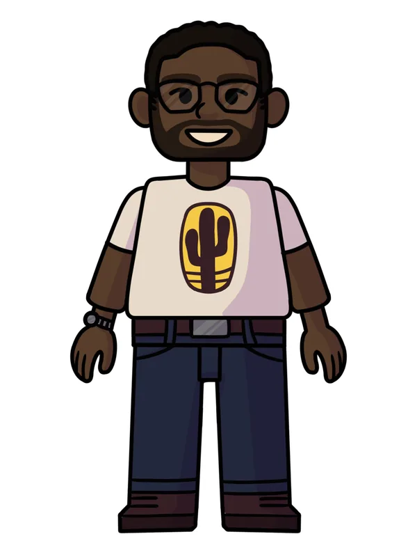 Bola, ASU character illustration.